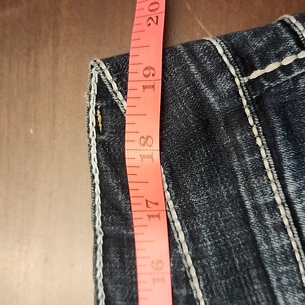 Mens BKE  Carter Denim  Dark Blue Straight Jeans 36S - Picture 8 of 8